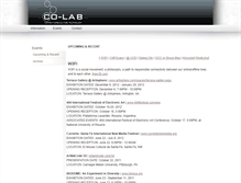 Tablet Screenshot of co-lab.info